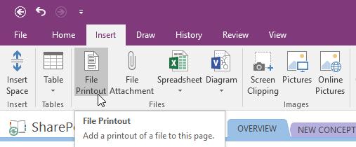 you can add pages or slides from PDFs, Word Files, and PowerPoint