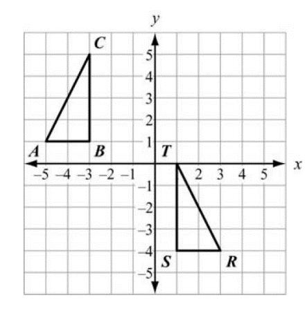9. Check all of the below transformations on triangle ABC that produces an image congruent to triangle ABC.