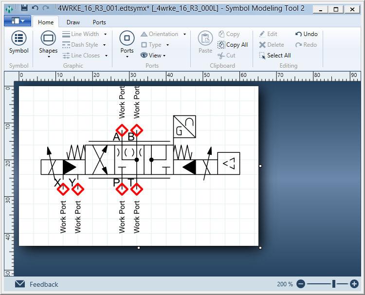 Print Bosch Rexroth AG 111/119 12 Symbol Modeling Tool 12.1 General Symbol Modeling Tool The Symbol Modeling Tool is installed together with the Scheme Editor.