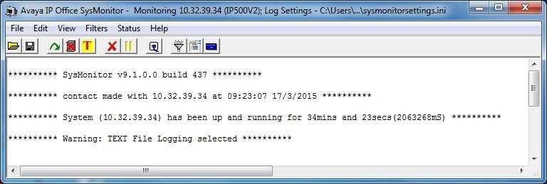 5.2. Obtain Telephone IP Address From a PC running the IP Office Monitor application, select Start