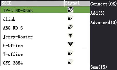 7.6 Ethernet WLAN Mode In the initial interface, press [M/OK] > System. > Ethernet > PC Connection, set the network mode as WLAN Mode. Press [M/OK] to return to the Ethernet setting interface.