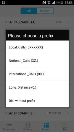 system will add prefix 0 automatically and call out.