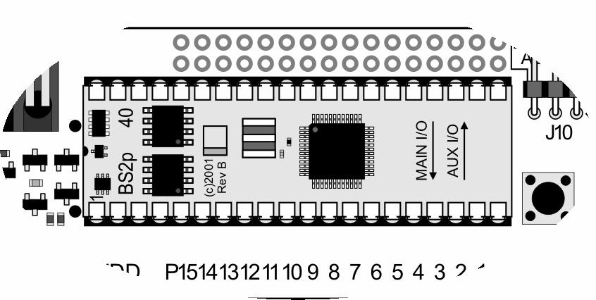 Using a 24-pin BASIC Stamp or Javelin Stamp Module Programming Connection USB DB-9 BS1-SA SX-Key To install a 24-pin BASIC Stamp or Javelin Stamp module, an installed BS1-IC module must be removed.