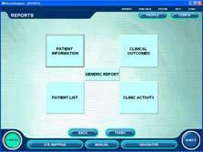 Section 6 Reports Section 6 Reports The Report screen is used to create a patient or clinic report.