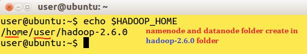 Create DataNode and NameNode directories to store HDFS data.