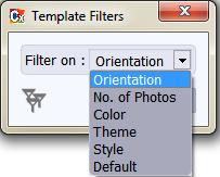 1: Create Design window Change Template Click on tab on the option bar to insert the templates of your choice.