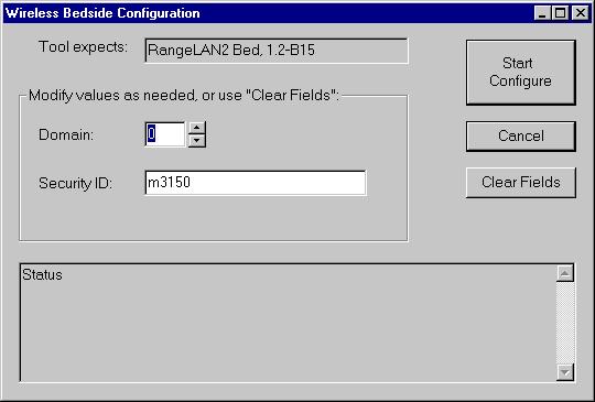 Installation of Wireless Infrastructure Step 14 Click OK to open the Wireless Bedside Parameters window: Step 15 Modify the domain field according to your design requirements.