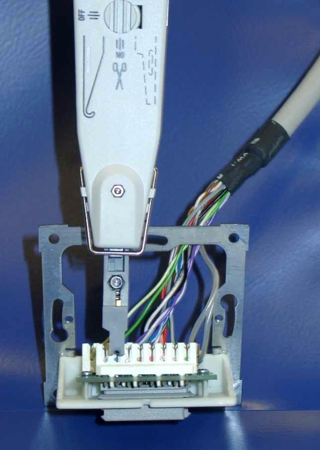 MSL Cable Termination Step 3 Use the Insertion Tool (M3086-43801) to position each wire on the PCB according the following wiring schematic, where each color corresponds to a number.