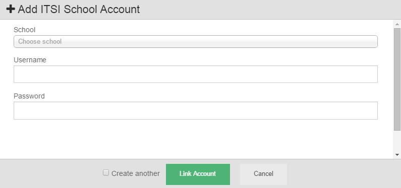 ITSI School Accounts. The Learner details that are linked to your account will show in the Manage ITSI School Accounts page once it loads.
