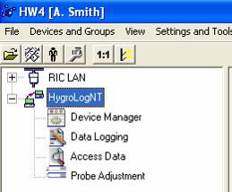 Page 4 of 12 2 OVERVIEW This section of the HW4 manual covers the HW4 probe adjustment functions that apply to the following devices: HygroLog NT data logger HygroFlex 2, HygroFlex 3 and M3