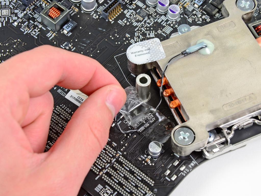 When reinstalling the logic board, plug in a thunderbolt cable and a USB cable into the USB port closest to the