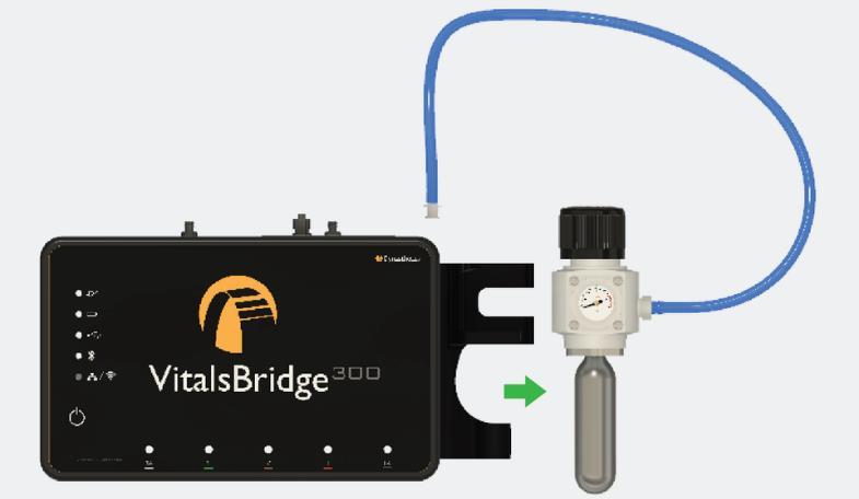 When using IBP, a connection to every waveform is not required for the VitalsBridge to function. Unused IBP ports on the VitalsBridge may be left unconnected.