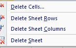 Deleting a Row Click in the row to be deleted. On the Ribbon, click on the Home tab.