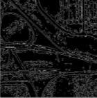 The results of Prewitt edge detection operator as applied to road images, are