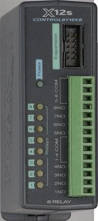 Introduction Section 1: Introduction The X-12s 8-Relay expansion module is used with the X-600M controller. The X-12s has eight relays, each with Form-A contacts (SPST).