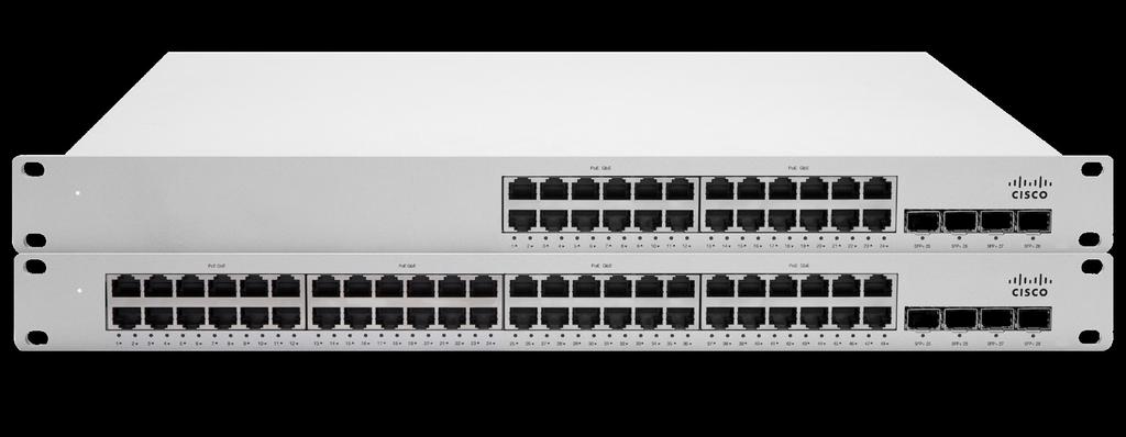 Family Datasheet MS Series Switches Meraki MS Series Switches FAMILY DATASHEET Overview Cisco Meraki offers a broad range of switches, built from the ground up to be easy to manage without
