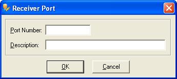 Click Add. EventTracker displays the Receiver Port dialog box. Figure 4 4.