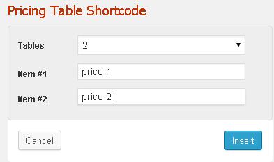 [pricing_table] [pricing_column title="price 1" width="280px" price="$" popular="no" recurring="monthly"] [pricing_row]feature 1[/pricing_row] [pricing_footer]buy Now[/pricing_footer]