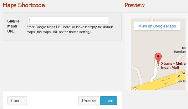 Please provide a new link to googlemap address if you don t want to display the default map( in theme settings ). Or leave it blank to display the default map.