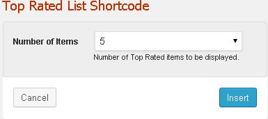The option for this shortcode is only a selector of which you can specify how many post that you want to display.