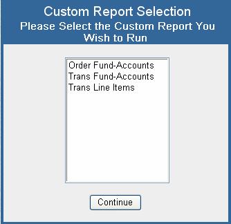 Cardholder Reports 3. Click on the Submit Query button. This report is in the same format as the Transaction Summary Report and includes a signature block.