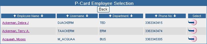 Enter the first few letters of an employee s last name and click the Find button. The software will display a list of all employees matching the string you entered. 3.
