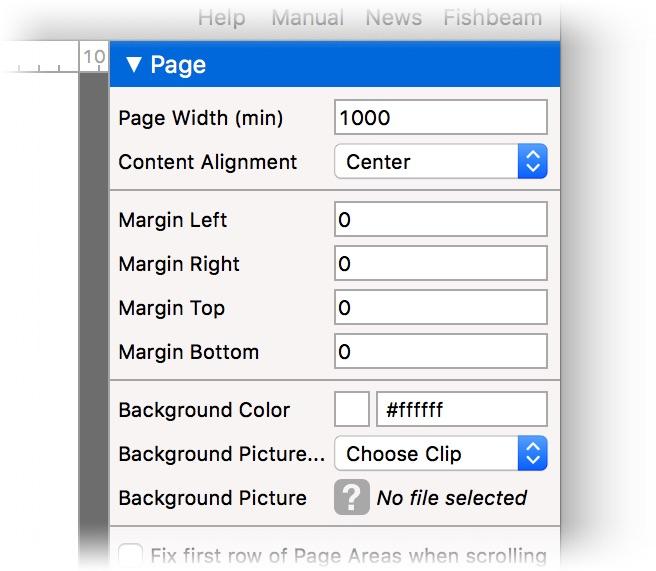 The properties for the Master Page appear on the right. Change Margin Left, Margin Right, Margin Top and Margin Bottom to 0 because the website does not require a page margin.