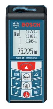 12 Laser Rangefinders GLM 80 The high-tech solution for convenient measurement New