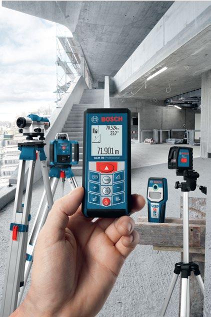 Measuring range 0.05-80 m Typical measuring accuracy ± 1.5 mm Battery service life (approx.