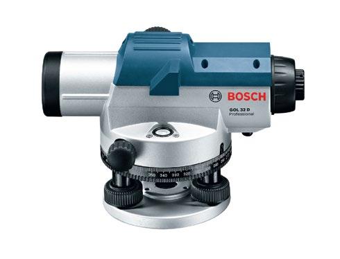 36 Optical Levels 4 Optical Levels from Bosch Precise and extremely robust The optical