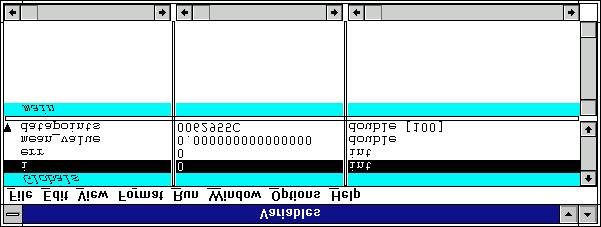 Chapter 4 Executing and Debugging Tools Manual Breakpoints You can also enter a breakpoint after program execution has begun by pressing <Ctrl-Alt- SysRq> under Windows 3.