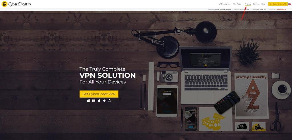 How to set up Cyber Ghost VPN?