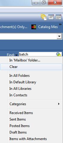 You can also right-click an attached file and choose Save As to save the file in the desired location. FIND As your mailbox fills up, it will become harder to locate specific messages.