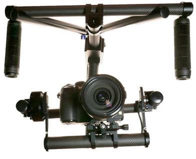 Fig 1:Camera with Mechanical Stabilizer 1.2Optical Video Stabilization Technique Optical stabilization technique are developed few years after mechanical techniques.