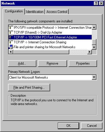 To setup your PC to connect directly to the MOD-MUX TCP Module, an IP address in the same range as the MOD-MUX TCP Module must be assigned to the PC.