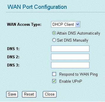 DNS 1 3: Enter the DNS server IP address(es) provided by your ISP, or specify your own preferred DNS server IP address(es). NOTE: The DNS 2 and DNS 3 servers are optional.