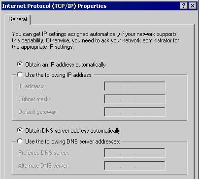 from the router. To use a fixed IP address, if the PC is already configured, select Use the following IP address. Check with your network administrator before making the following changes. 4.