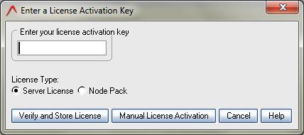 Lavastorm Analytics Engine: 2. LAE server license activation Activation using a license activation key You have an activation key provided by Lavastorm Analytics. 1.