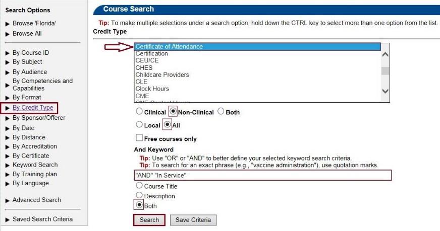 Section 4.10 By Format When you click on the By Format search option, it will display a page for you to select your search criteria. For the best results: Select your Format type in the text box.