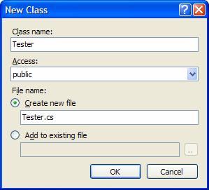 From the Toolbox window, drag-drop Class item into the diagram (If you cannot find the Toolbox Window, you can select View Toolbox top level menu item.).