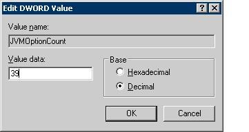 To do this, select New -> String Value with the name JVMOption<X>, where X is the JVMOptionCount+1 and set its value data to -Xrs Edit JVMOptionCount value and increase it by 1: I uninstalled an EPM