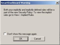 Install Policy You need to install the policy to implement newly created Rule on