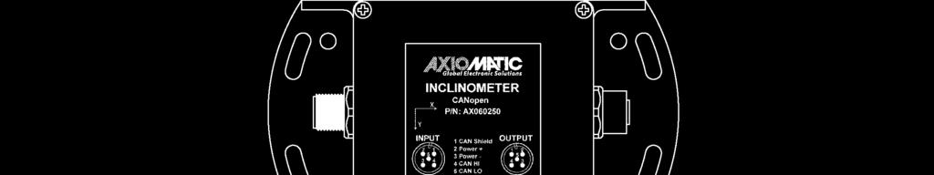 Other Functions Using standard CANopen tools, the inclinometer can be reprogrammed for another function.