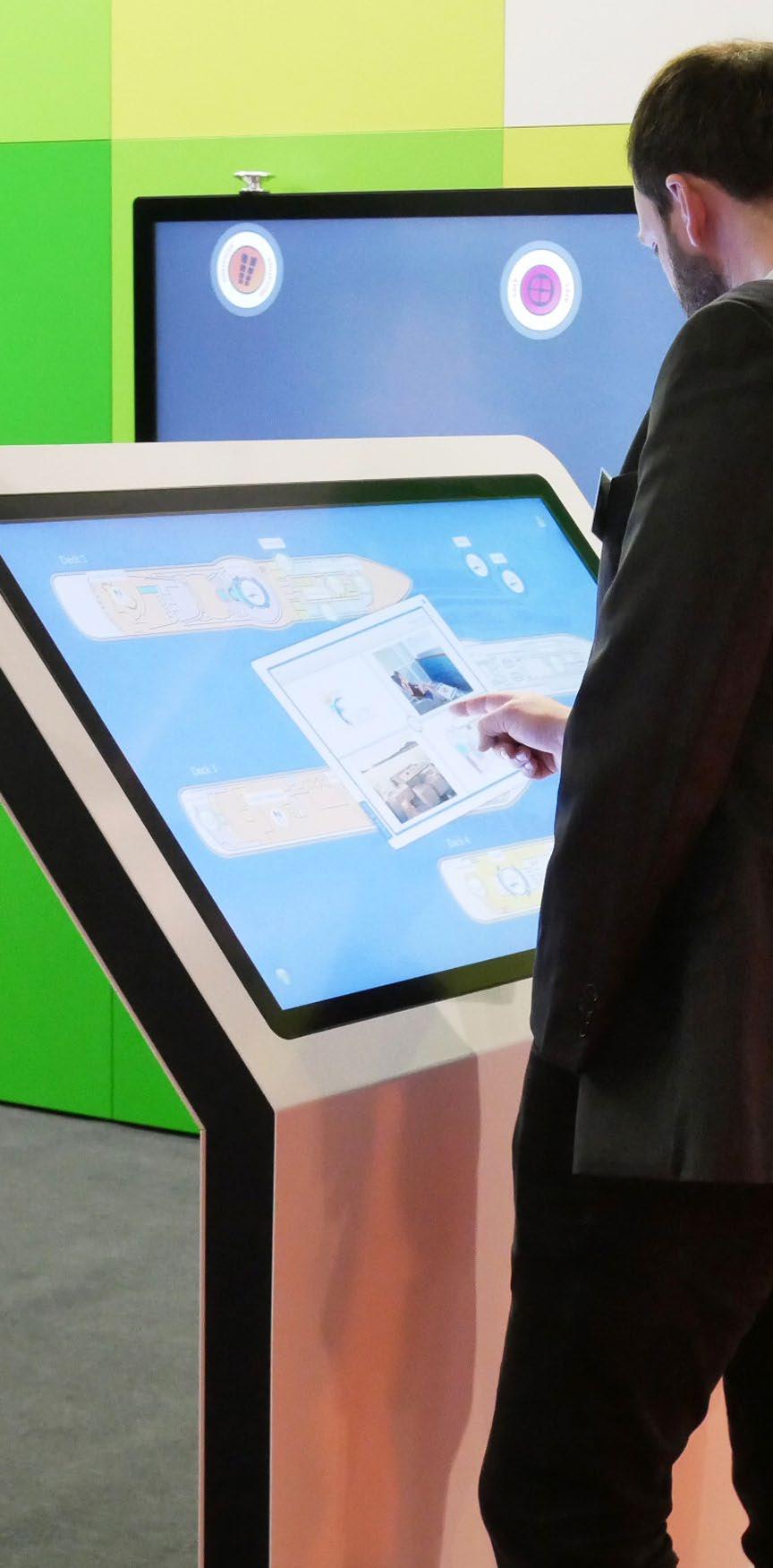 LCD MULTITOUCH SYSTEMS (PCAP / IR) MULTIUSER TOUCH SCREEN SOFTWARE ADVANCED OBJECT RECOGNITION YOUR INDIVIDUAL SYSTEM Choose from various designs, sizes &