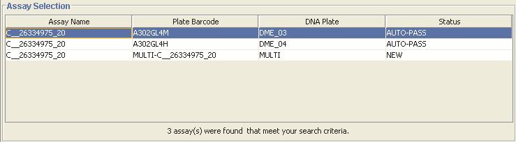 Chapter 4 View and Edit Data View data Column DNA Plate Status Instrument Format The name or barcode of the source DNA plate (that is, the DNA plate that was used to seed the reaction plate): <DNA