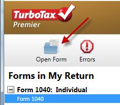3. Now click on Open Form 4.