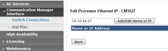 and select the Edit PE/CLAN IPs button.