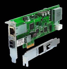 N-GXE-POE-xx-01 Series PCIe Gigabit Ethernet Fiber Network Interface Card with PoE+ 1000Base-X and 10/100/1000Base-T PoE+ The N-GXE-POE-xx-01 Series Network Interface Card (NIC) provides connectivity