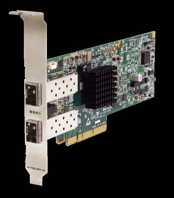 N-TGE-SFP-01 10 Gigabit Ethernet Fiber Network Interface Card 10GBase-SR/LR SFP+ The N-TGE-SFP-01 is a 2-port PCIe bus fiber NIC that supports a 1Gbps/10Gbps link.