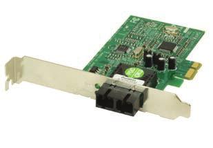 PCIe Fast Ethernet Fiber Network Interface Cards N-FXE-xx-02 Series is a Fiber Fast Ethernet to PCI-Express (PCIe) bus adapter that fully complies with all IEEE 802.3u and standards.